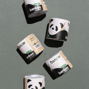 Bamper 100% Bamboo Premium Toilet Paper – 24 Rolls Logo