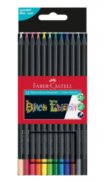 Black Edition colour pencils, cardboard box of 12 Logo