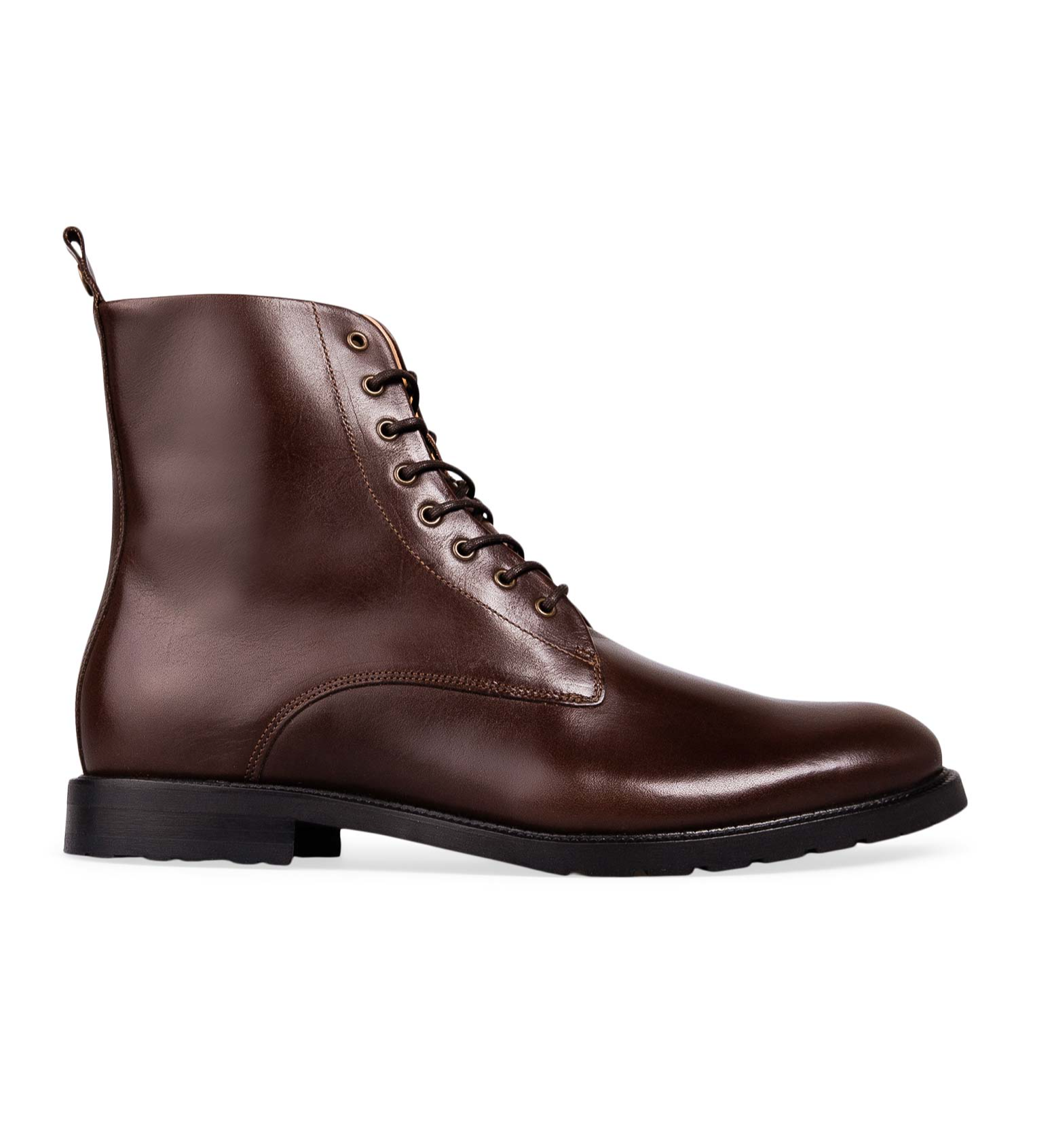 Selenium Chocolate Leather Men's Boot Logo