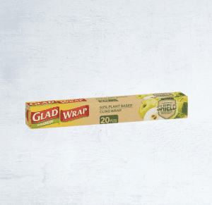 Glad to be Green® 50% Plant Based Cling Wrap Logo