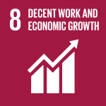 Decent Work and Economic Growth Logo