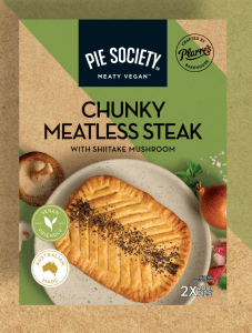 Chunky Meatless Steak Pie Logo